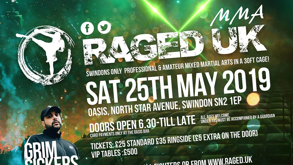 MMA | RAGED UK PRESENTS : RAGED X