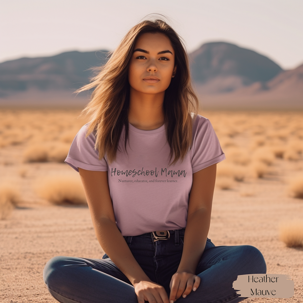 Thumbnail: Homeschool Mama: Nurturer, Educator, Forever Learner Tee