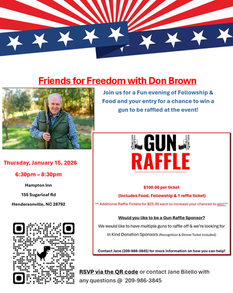 Christmas Party Thursday, 12/18 @2:30PM Golden Corral.  January events including Don Brown Fundraiser.