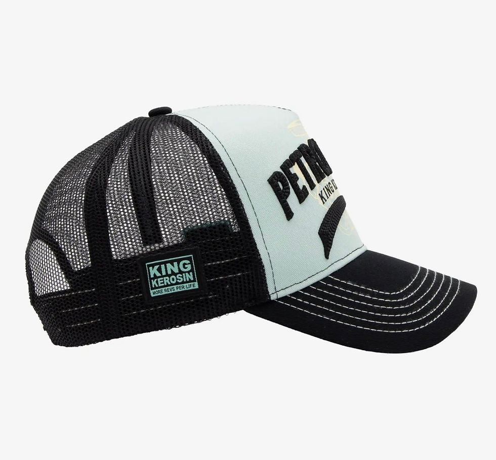 Thumbnail: King Kerosin 'Petrolhead' Trucker Cap in Turquoise