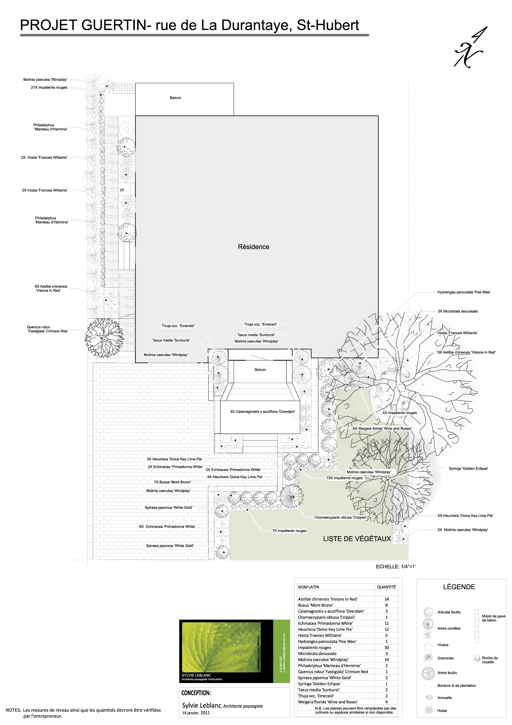 Plan d'aménagement-Guertin
