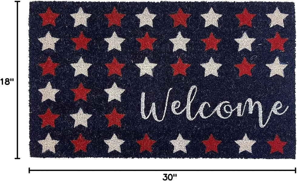 Thumbnail: Briarwood Lane American Welcome Natural Fiber Coir Doormat