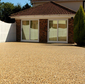Large resin patio
