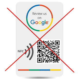 Google review card 