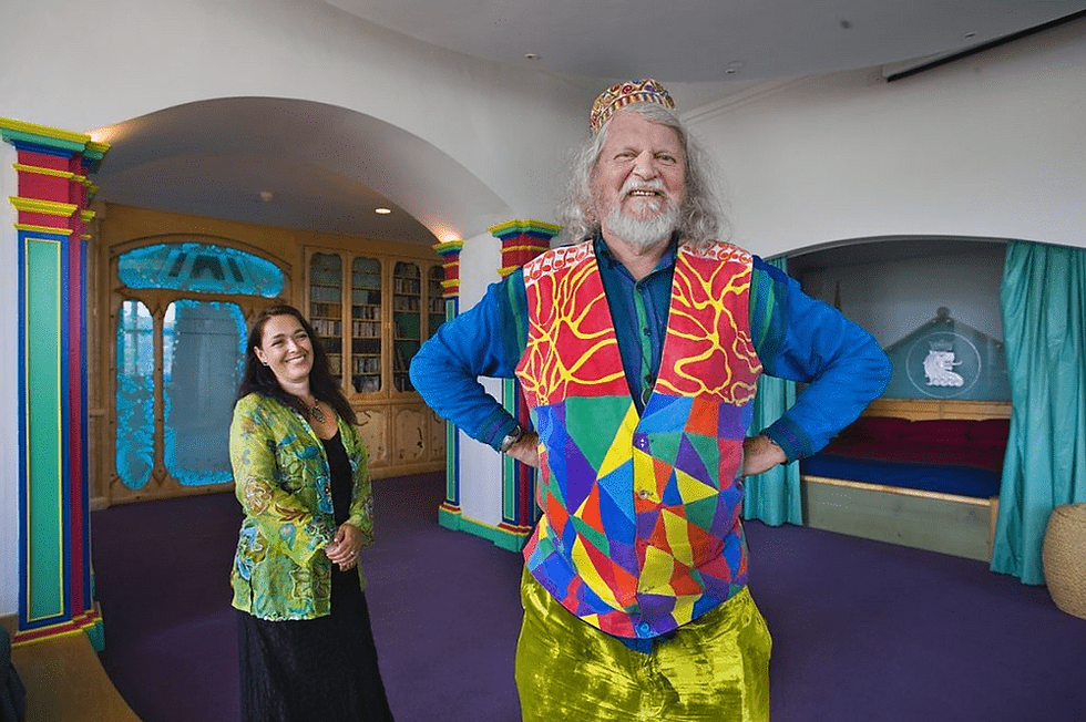 Lord Bath with Claire Rendall