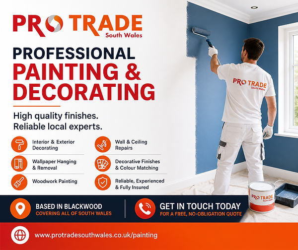 trusted painter & decorator in South Wales?