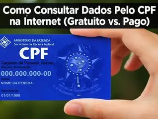 Como Consultar Dados Pelo CPF na Internet (Gratuito vs. Pago)