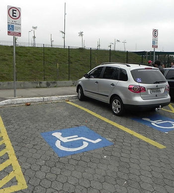 Vagas reservadas de estacionamento