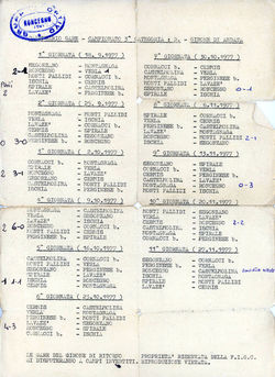 Calendario Terza categoria gir.D 1977-1978