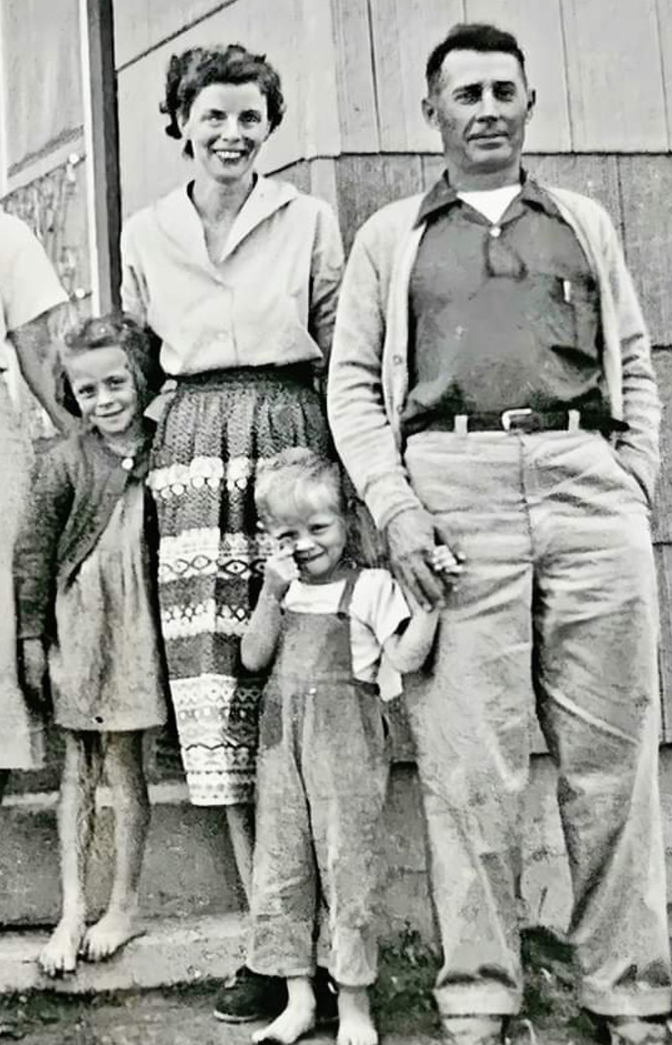 Grandpa Emil, Grandma Mary, My Mom & Uncle