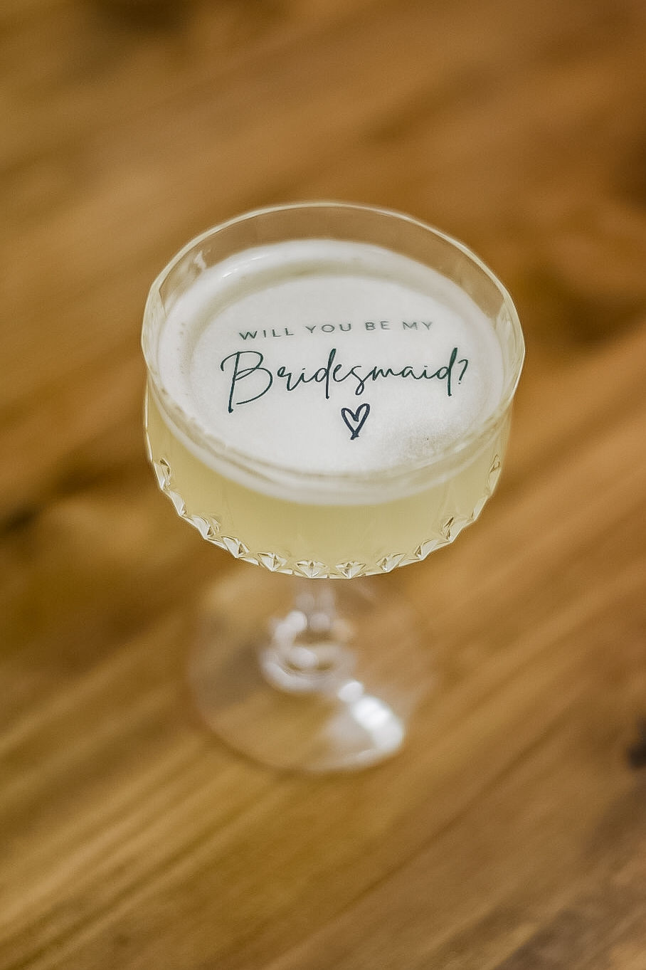 Will you be my Bridesmaid? Cocktail Topper