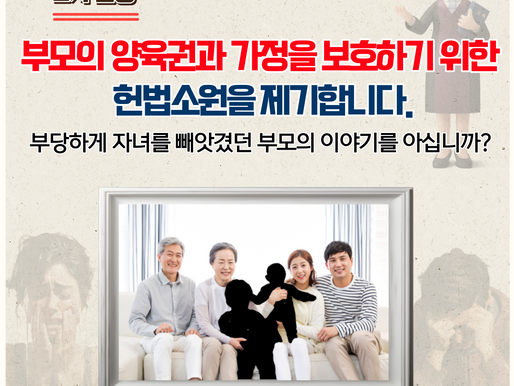 [헌법소원 프로젝트] 아동학대처벌, 사라진 부모의 양육권과 가정 보호