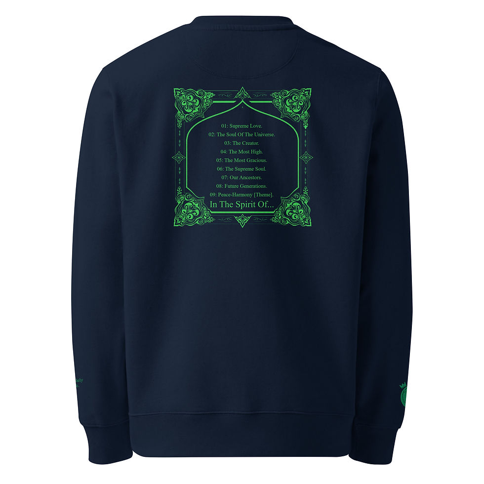 Thumbnail: In The Spirit Of... [Temple Green] EMB Unisex eco sweatshirt