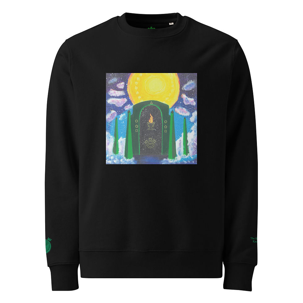 Thumbnail: In The Spirit Of... [Temple Green] EMB Unisex eco sweatshirt