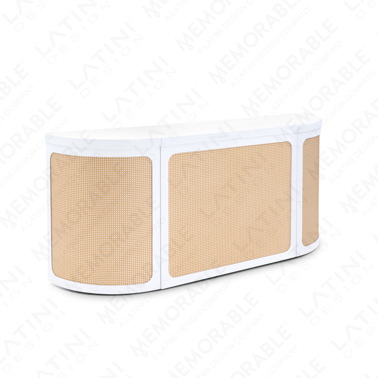 Bar Desk Palmdale Lineare Bianco