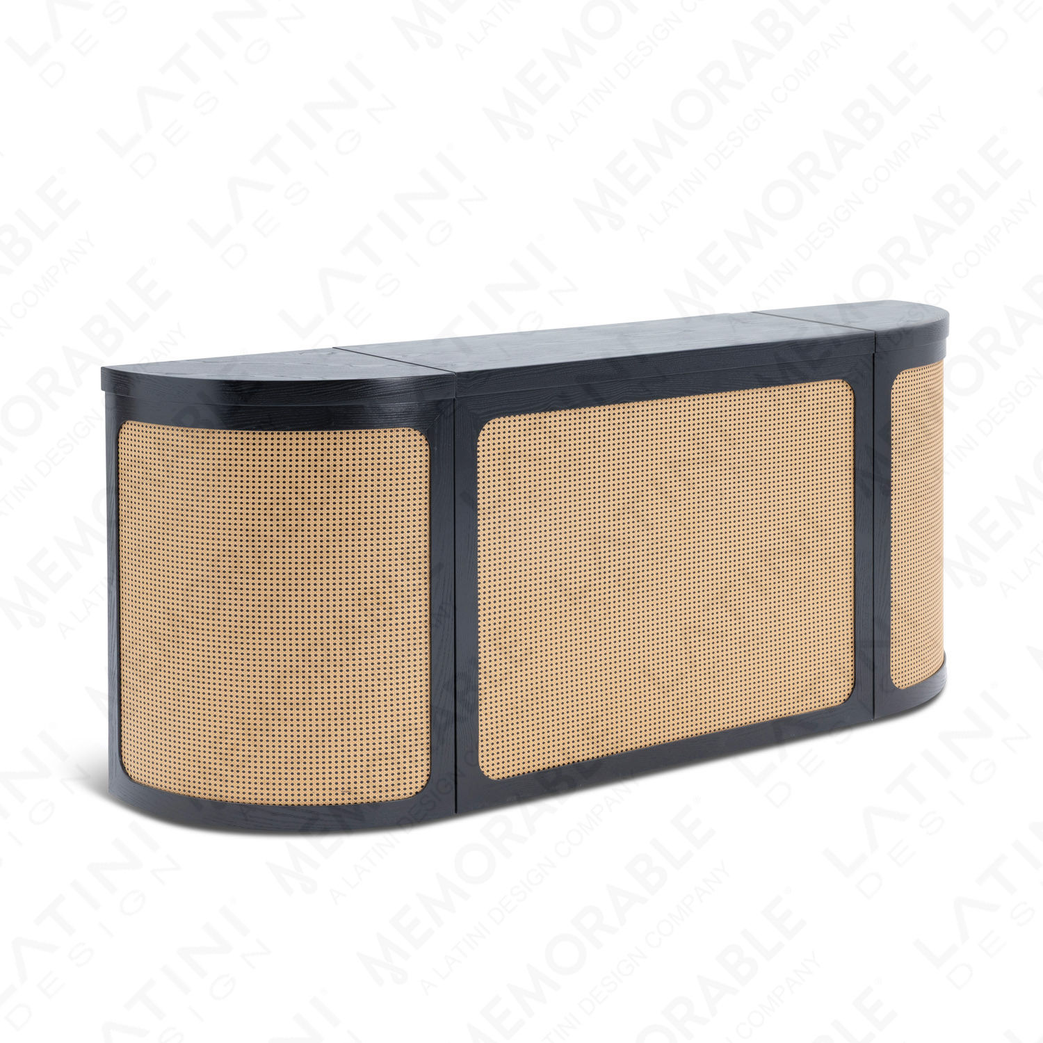 Bar Desk Palmdale Lineare Nero