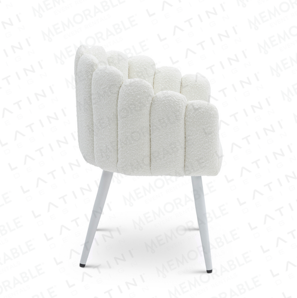 Miniatura: Sedia White Cloud Velvet