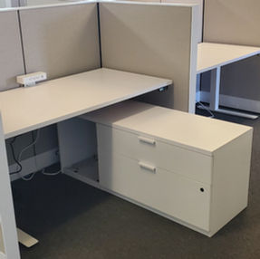 Used to be $895, now $485 ea
Size 6'x6'x54"h
Sold in clusters of 6 & 8 packs
1 - Main Surfaces 72x24
1 - Return Surface 48x24
1- Laminate Gallery panel
1 - box/box/file Pedestal
Excellent condition and ready Now
$485 ea.
Minimum Sale 20
Located Northern Ca