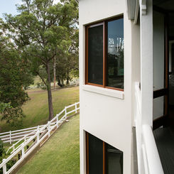 Prowler Proof ForceField stainless steel fixed window security screens installed on single hung windows of home in Rochedale by Get Real Secure. We service Brisbane's inner suburbs and all surrounding areas.