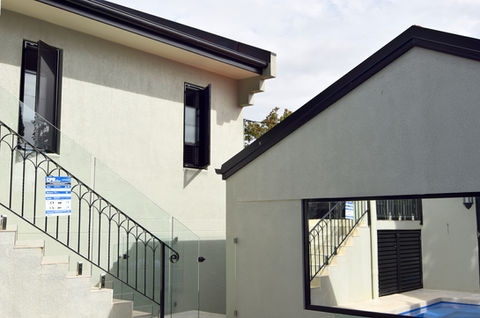 Prowler Proof Hinge Window security screens installed on casement windows of home in Ascot by Get Real Secure. We service Brisbane's inner suburbs and all surrounding areas.