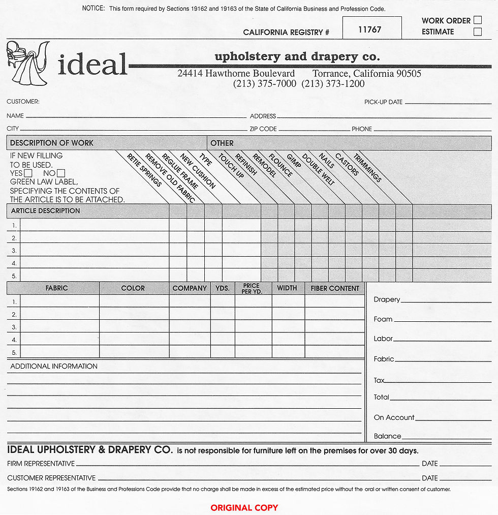 Order Form