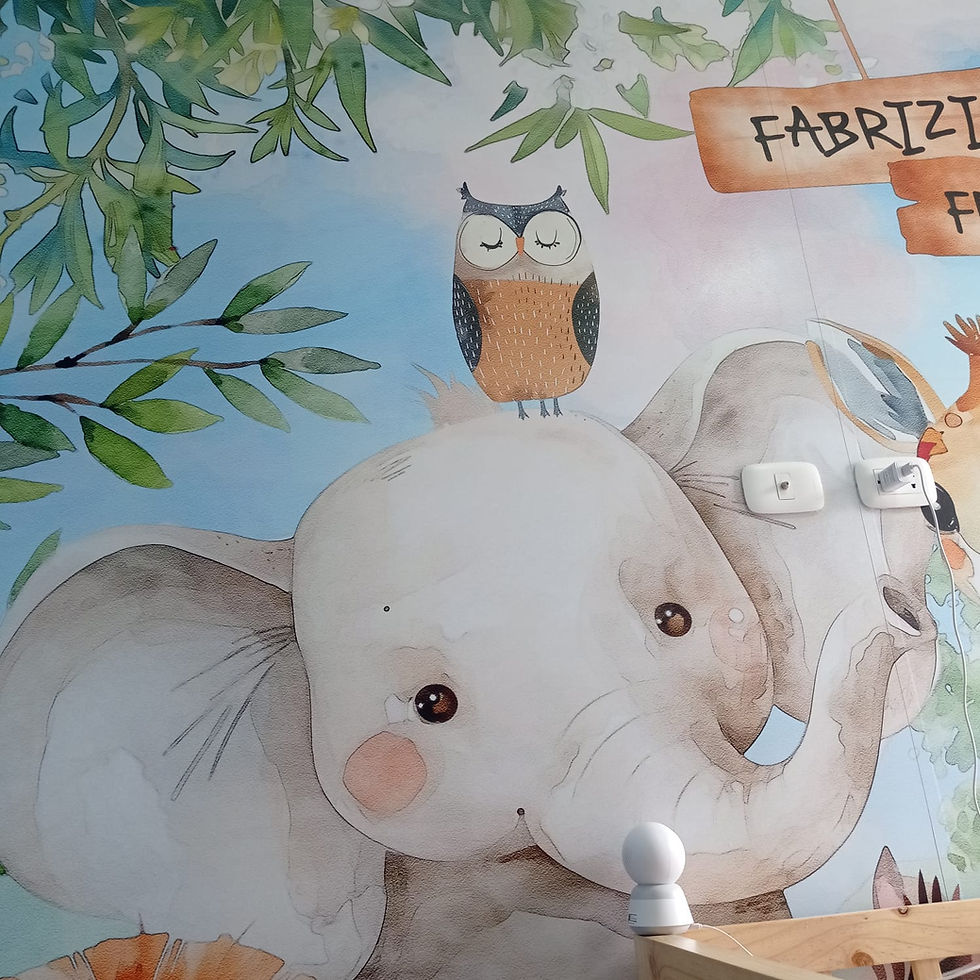 Miniatura: Mural Infantil Animalitos del Bosque 