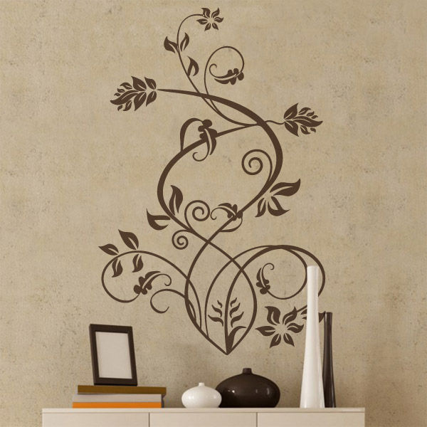 Vinilo decorativo floral Sura