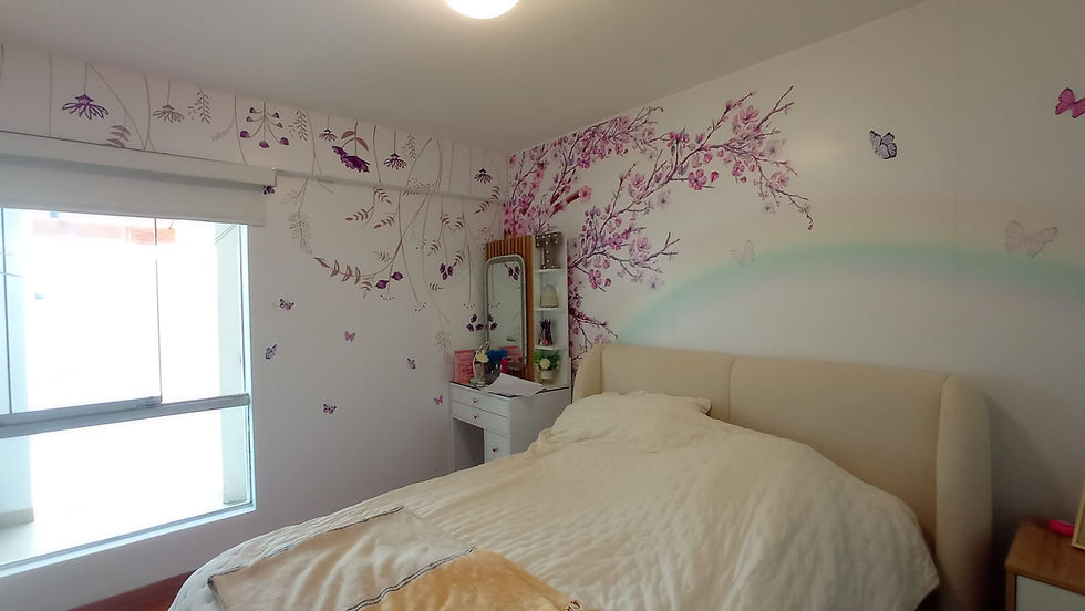 Miniatura: Árbol con Flores en Tonos Lila