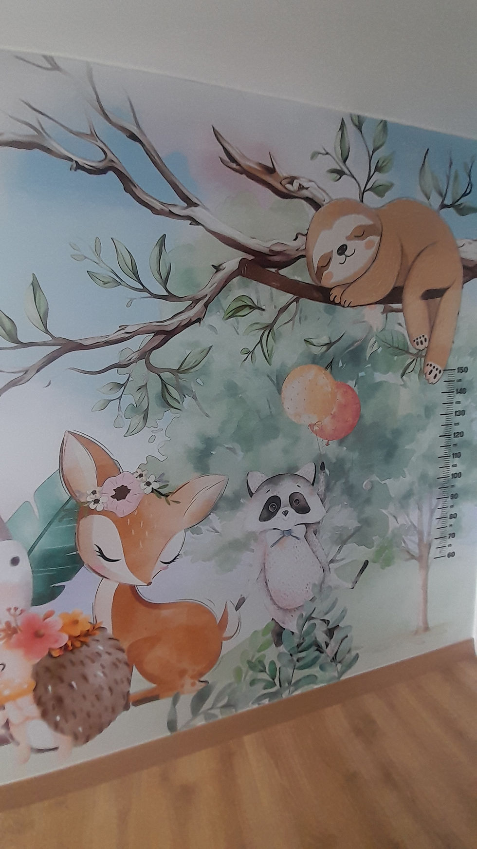 Miniatura: Mural Infantil Animalitos del Bosque 