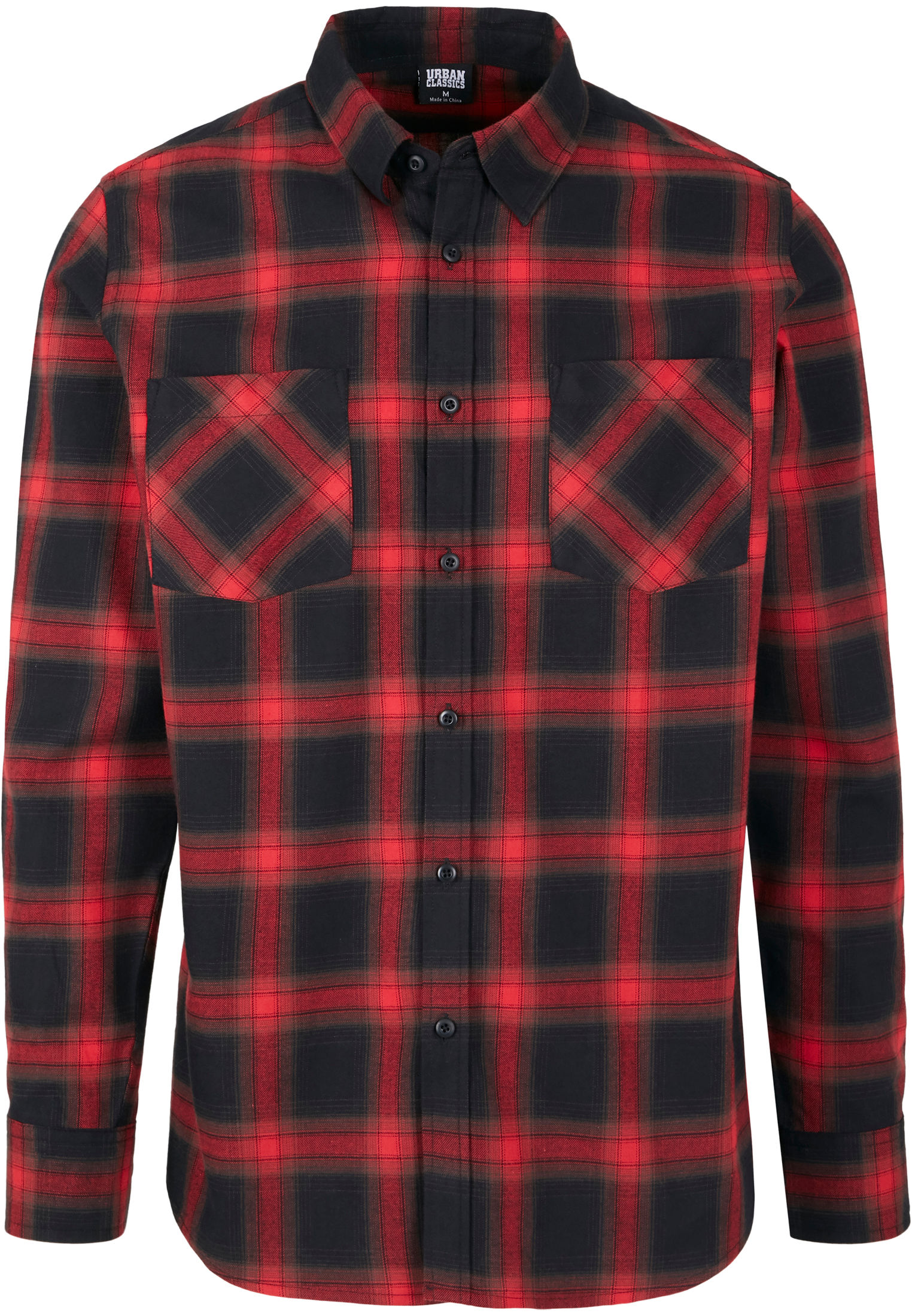 UC New Flanell, black/red