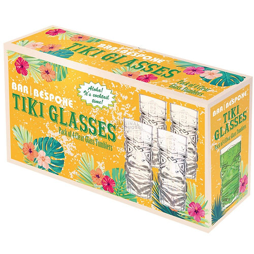 TIKI, Glas transparent 4er Set