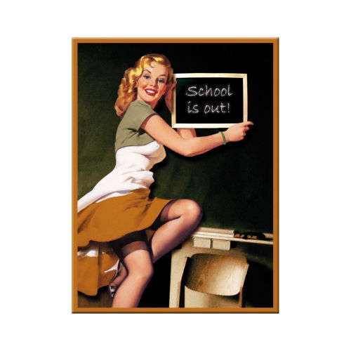 Pin up - School, Magnet
