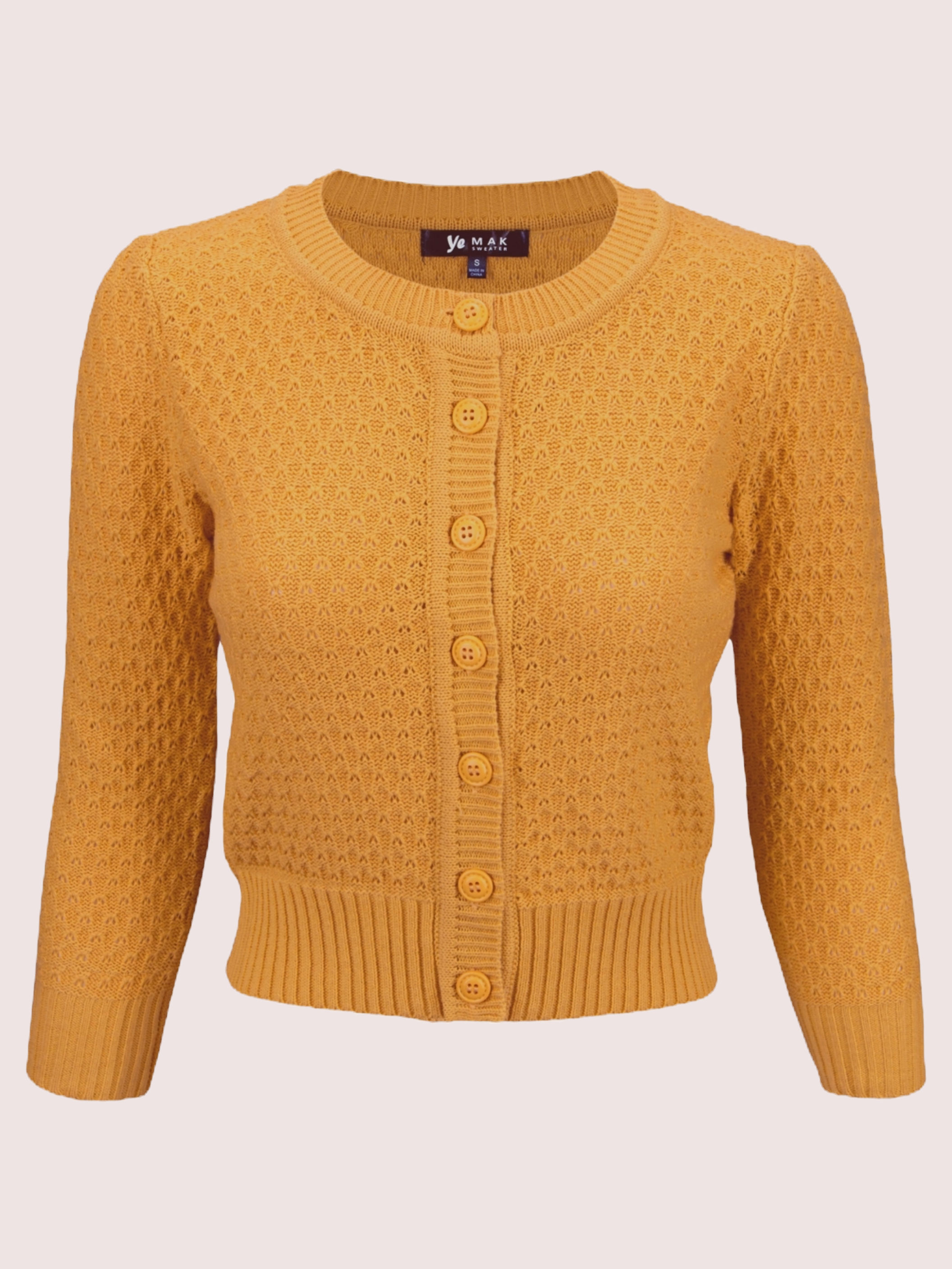 MAK, 50´s Cardigan mustard