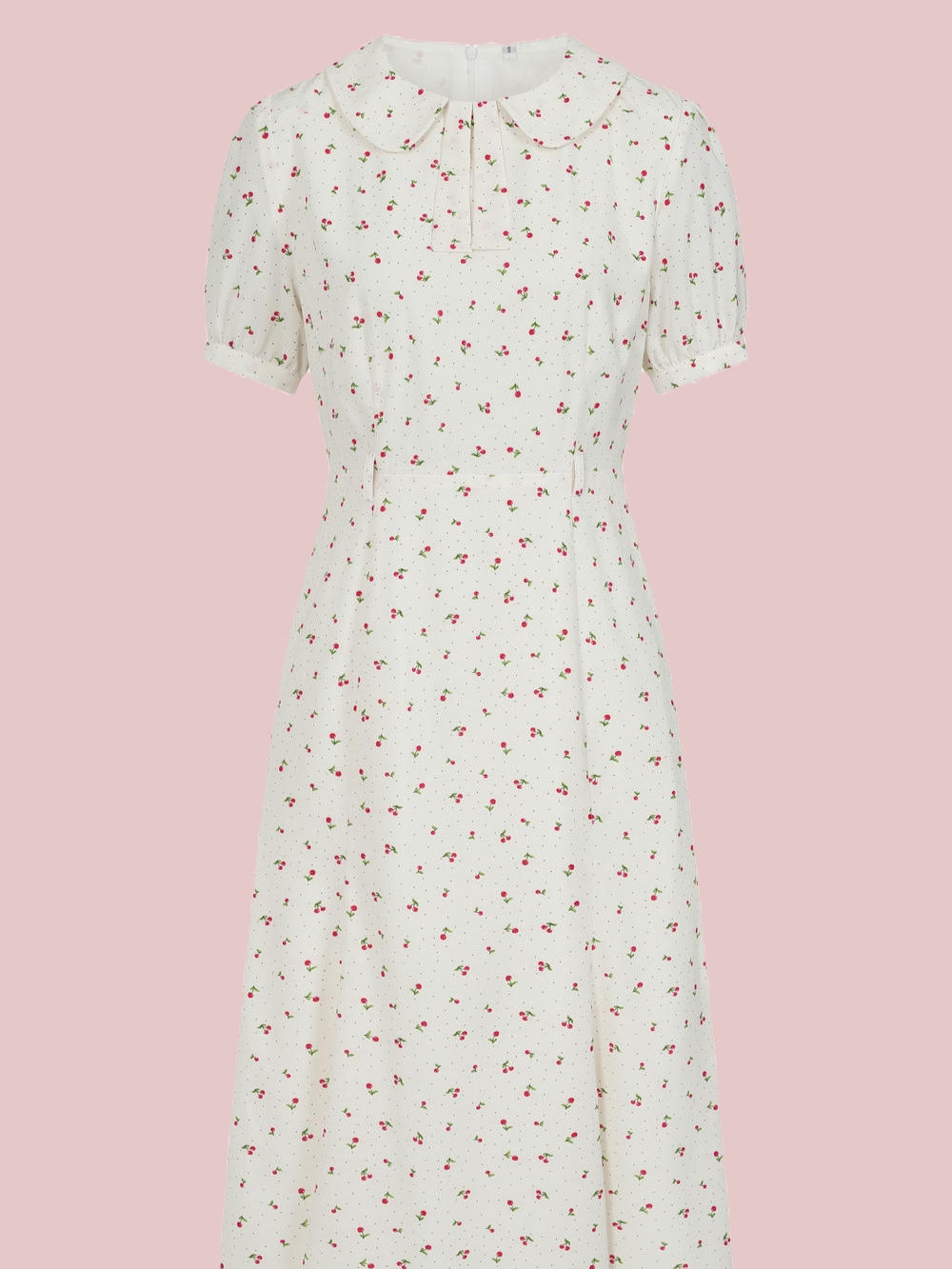 BANNED Lucielle Cherry Dress, white