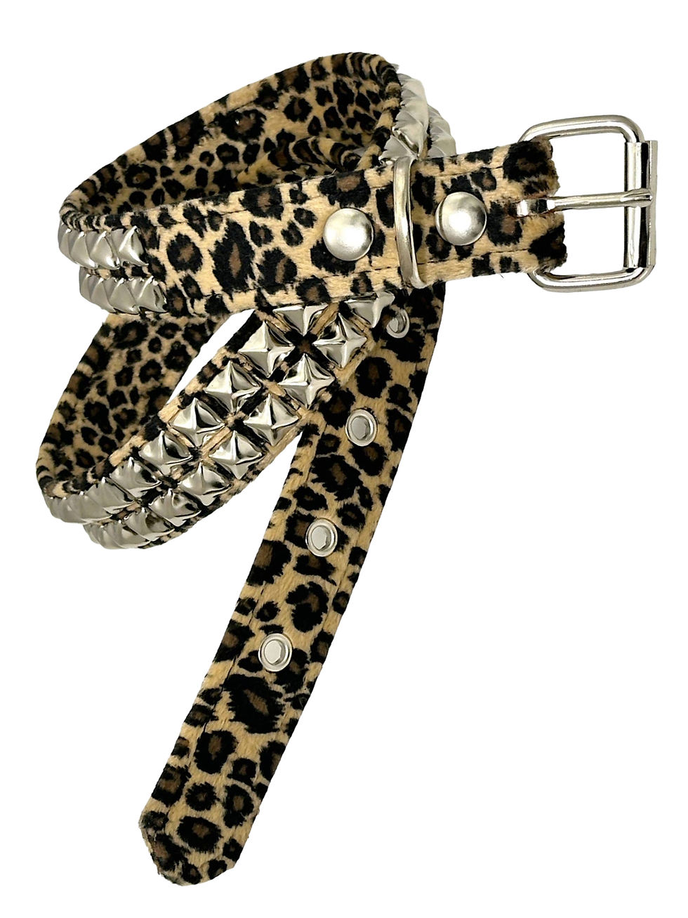 Miniaturbild: FUNK PLUS Leo Studded Belt brown