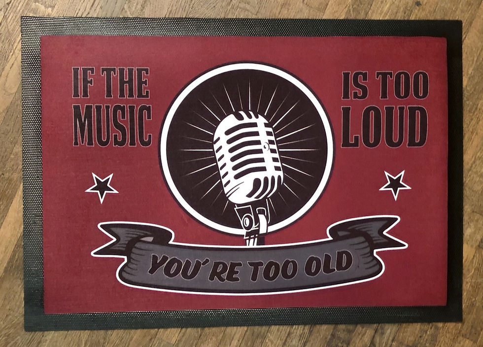 Miniaturbild: If the Music is too loud, Fussmatte