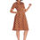Miniaturbild: BANNED Spotty Dress, brown/black