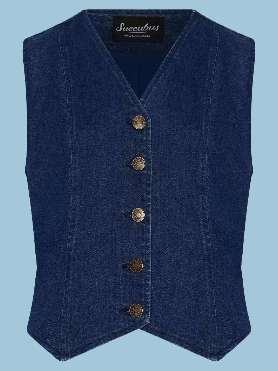 SUCCUBUS, Vest Denim blue