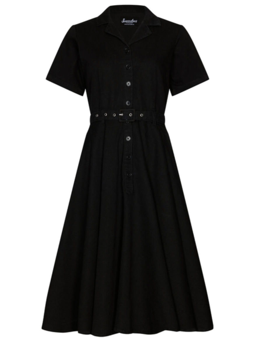 Miniaturbild: SUCCUBUS, Denim Dress black