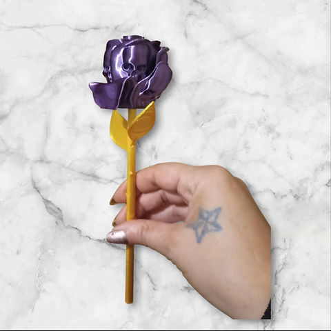rose tête de mort