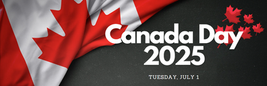 Holiday Closure For Canada Day