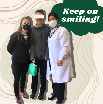 No more braces banner flyer created on Canva