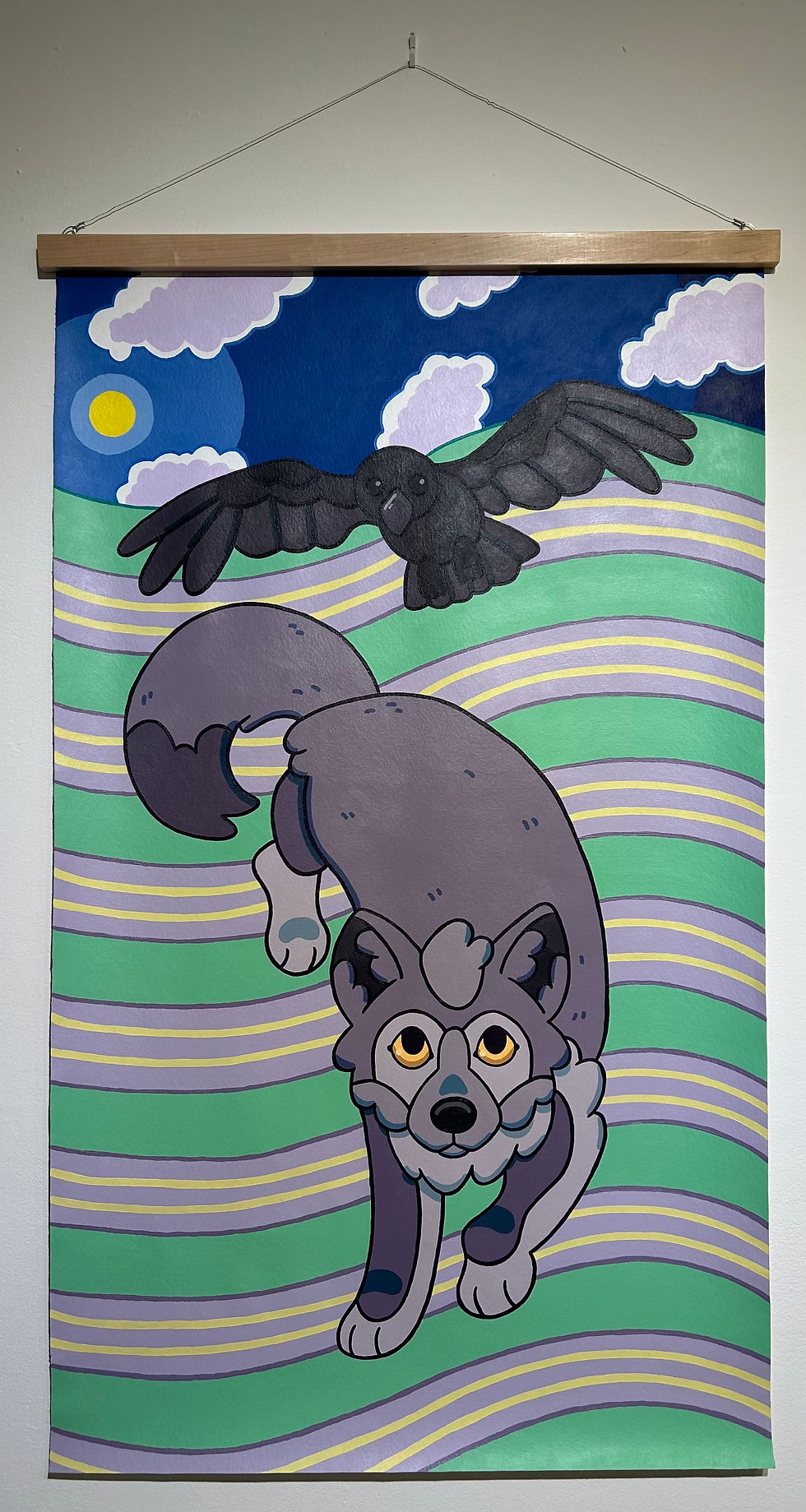 Come Along with Me, 2025, acrylic on canvas