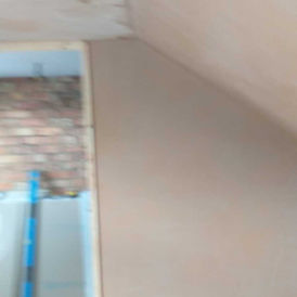 Plastering a wall