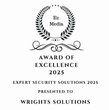 Award of Excellence 2025 in expert security solutions.