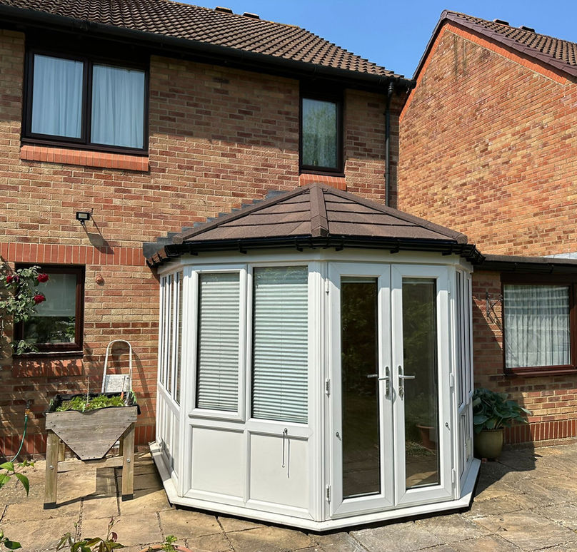 Conservatory roofing installation