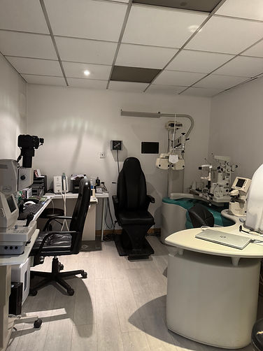 Eye test room purley branch