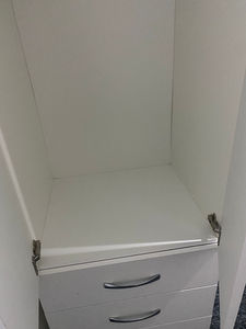 Cleaned cupboard and drawers