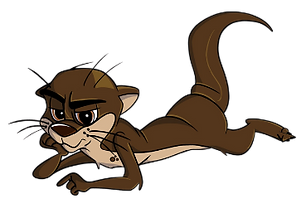 Otter Character design by Matthe R. Paden