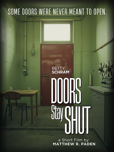 Poster design for a short screenplay/film by Matthew R. Paden